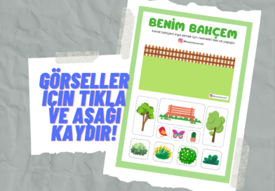 BENİM BAHÇEM – KES YAPIŞTIR OKUL ÖNCESİ