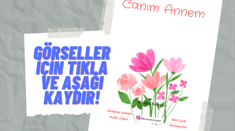 ANNELER GÜNÜ – EL İZİ SAYFASI